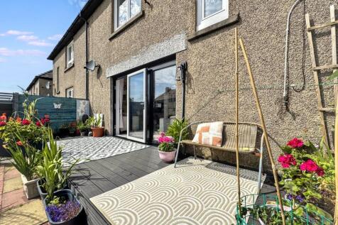 Rear patio.