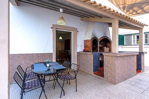 Patio with barbecue