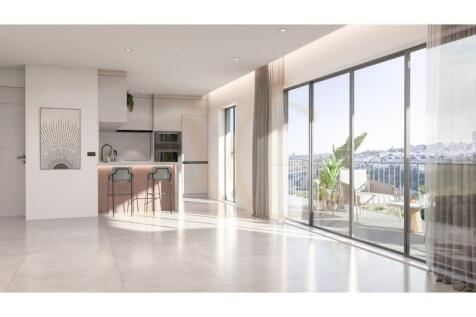 Living room and kitchen