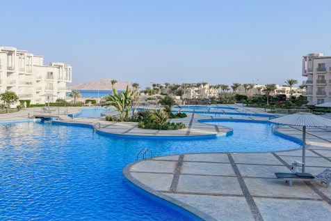 Spacious pools