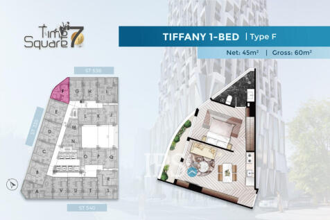 Time Square 7 Condo - Boeung Kak 1, Toul Kork, Phnom Penh