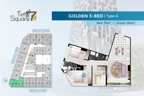 Time Square 7 Condo - Boeung Kak 1, Toul Kork, Phnom Penh