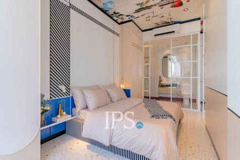 1 Bedroom Condo For Sale - Type DEFGHI Time Square 8 Condominium - Near Russian Market, Phnom Penh