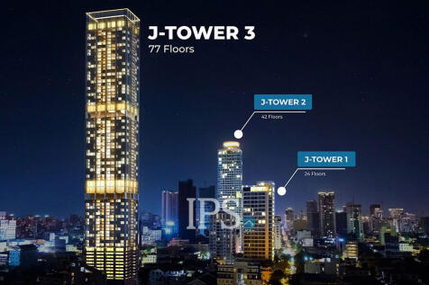 Type B 3-Bedroom Condo For Sale - J-Tower 3, Tonle Bassac, Phnom Penh