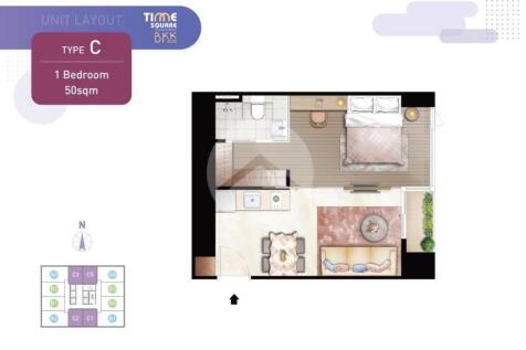 Time Square 306 Condominium - Street 306, BKK1, Phnom Penh