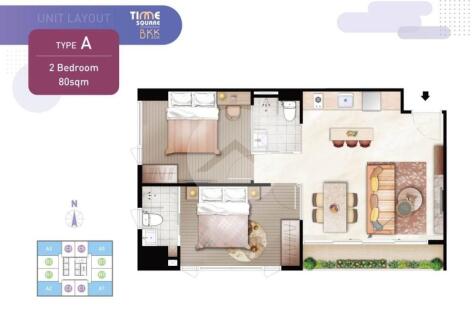 Time Square 306 Condominium - Street 306, BKK1, Phnom Penh