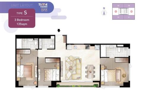 Time Square 306 Condominium - Street 306, BKK1, Phnom Penh
