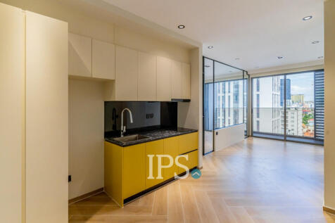 35th Floor 1 Bedroom Condo For Sale - Time Square 306, BKK1, Phnom Penh