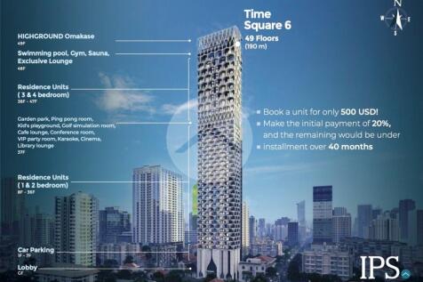 Time Square 6 Condominium - Street 302,  BKK1, Phnom Penh
