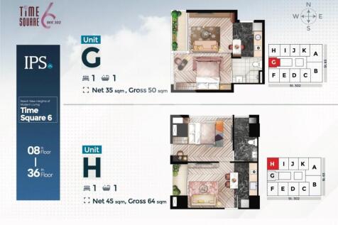 Time Square 6 Condominium - Street 302,  BKK1, Phnom Penh