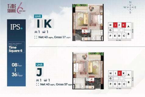 Time Square 6 Condominium - Street 302,  BKK1, Phnom Penh