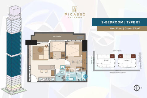 Picasso Sky Gemme Luxury Condominium For Sale - BKK1, Phnom Penh