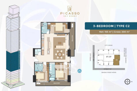Picasso Sky Gemme Luxury Condominium For Sale - BKK1, Phnom Penh