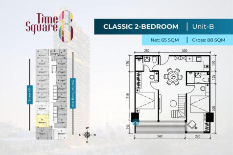 Time Square 8 Condominium - Near Russian Market, Phnom Penh