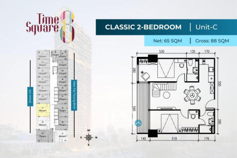Time Square 8 Condominium - Near Russian Market, Phnom Penh