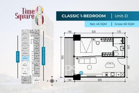 Time Square 8 Condominium - Near Russian Market, Phnom Penh