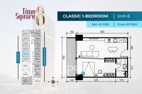 Time Square 8 Condominium - Near Russian Market, Phnom Penh