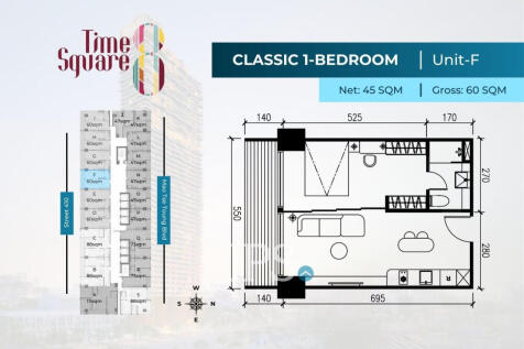 Time Square 8 Condominium - Near Russian Market, Phnom Penh