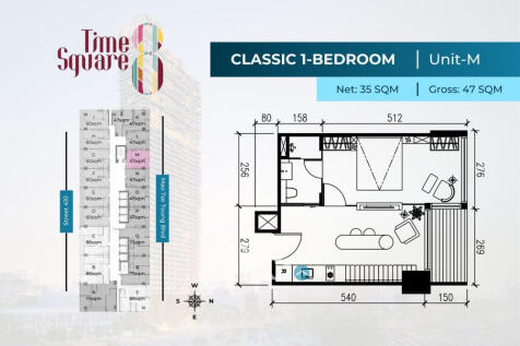 Time Square 8 Condominium - Near Russian Market, Phnom Penh