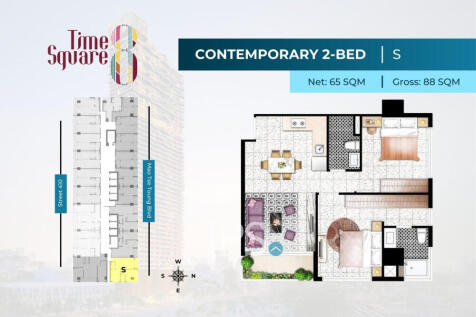 Time Square 8 Condominium - Near Russian Market, Phnom Penh