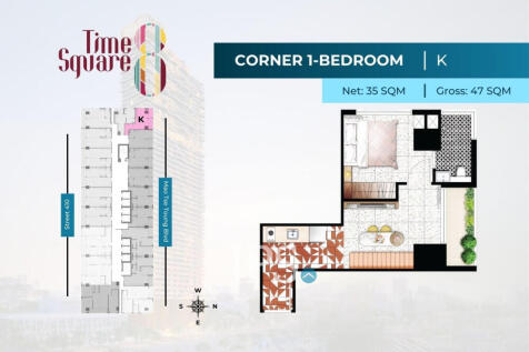 Time Square 8 Condominium - Near Russian Market, Phnom Penh