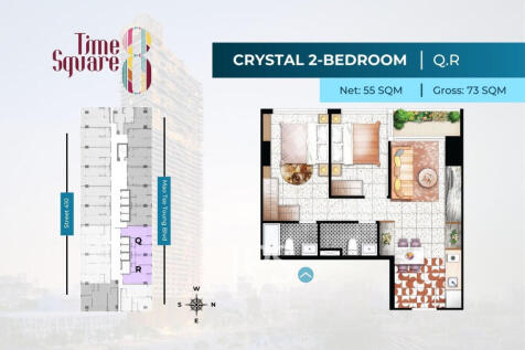 Time Square 8 Condominium - Near Russian Market, Phnom Penh