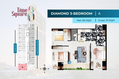Time Square 8 Condominium - Near Russian Market, Phnom Penh