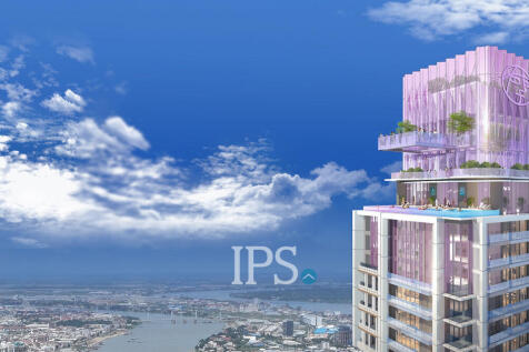 1 Bedroom Condo For Sale - Picasso Sky Gemme Type A1 Luxury Condominium - BKK1, Phnom Penh