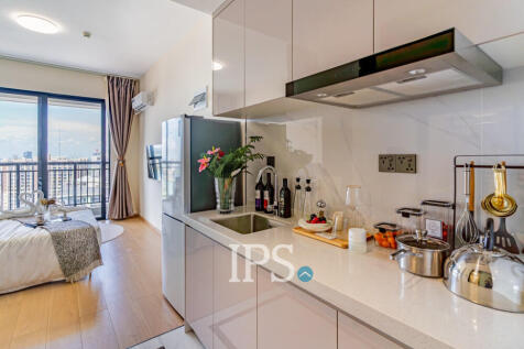 Studio For Sale - The Pinnacle Residence Type A4 Condominium, Tonle Bassac, Phnom Penh