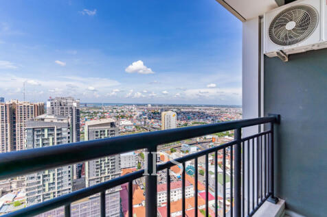 Studio For Sale - The Pinnacle Residence Type A4 Condominium, Tonle Bassac, Phnom Penh