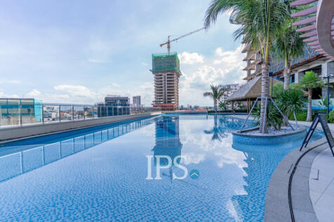 Studio For Sale - The Pinnacle Residence Type A4 Condominium, Tonle Bassac, Phnom Penh