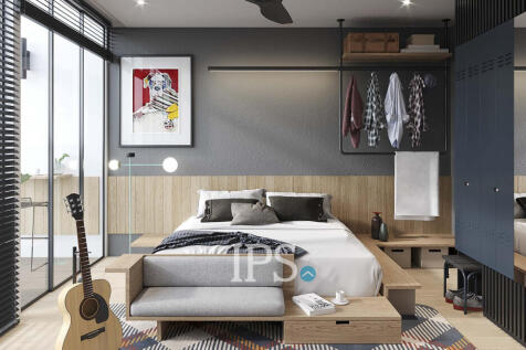 1 Bedroom Condo For Sale Type A-Odom Living, Tonle Bassac, Phnom Penh