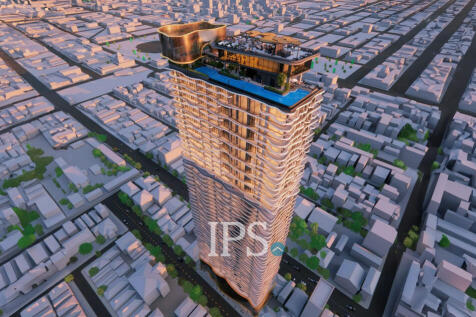 1 Bedroom Duplex Condo For Sale - Type LMNOP Time Square 8 Condominium - Near Russian Market, Phnom Penh