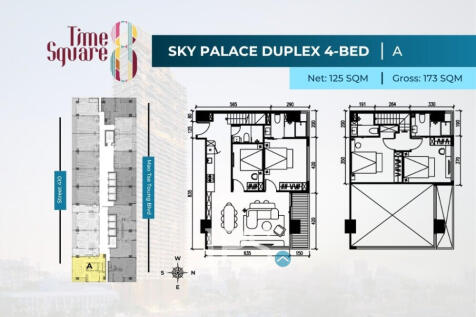 4 Bedroom Duplex Condo For Sale - Type ABC Time Square 8 Condominium - Near Russian Market, Phnom Penh