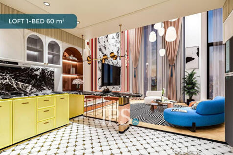 1 Bedroom Duplex Condo For Sale - Time Square 7 - Toul Kork, Phnom Penh