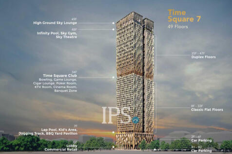 2 Bedroom Duplex Condo For Sale - Time Square 7 - Toul Kork, Phnom Penh