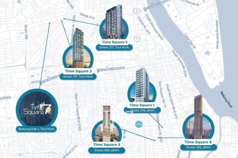 2 Bedroom Duplex Condo For Sale - Time Square 7 - Toul Kork, Phnom Penh