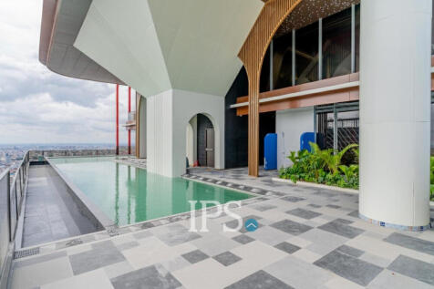 27th Floor 1 Bedroom Condo Type B5 Resale - Time Square 306, BKK1, Phnom Penh