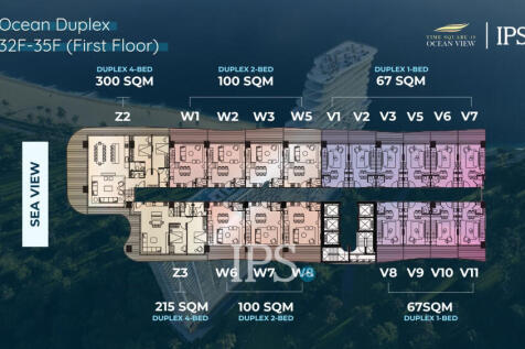 Luxury Duplex 1 Bedroom Condo for Sale  Time Square 10, Otres Beach, Sihanoukville