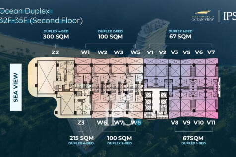 Duplex 2 Bedroom Condo for Sale  Time Square 10, Otres Beach, Sihanoukville