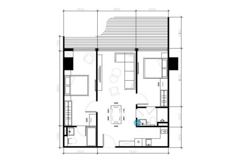 Luxury 2 Bedroom Condo For Sale  Ocean Diamond - Time Square 10, Otres Beach, Sihanoukville