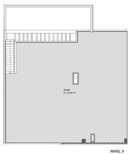 Floor plan roof terrace