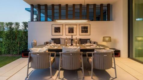 Outdoor dining area