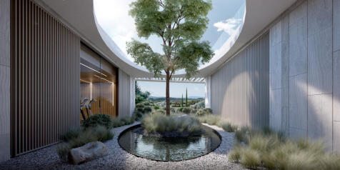 Interior courtyard