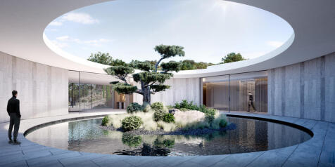 Interior courtyard