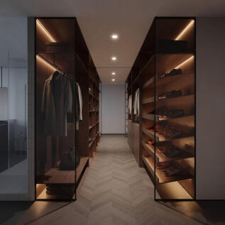 Walk-in wardrobe