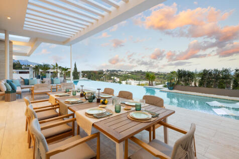 Outdoor dining area