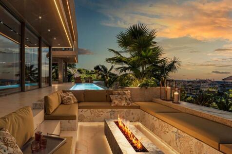 Sunken fire pit