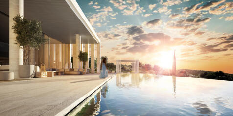 Infinity swimming pool