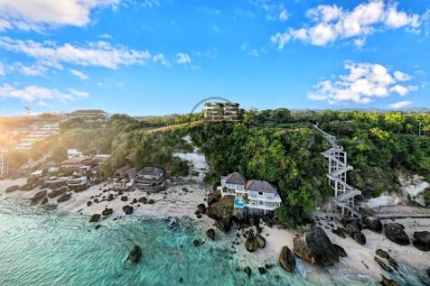 A stunning coastal scene with clear turquoise wate